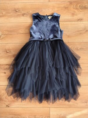 Christian Siriano sukienka welurowa tiulowa okazjonalna 128 1 Christian Siriano sukienka welurowa tiulowa okazjonalna 128 cm