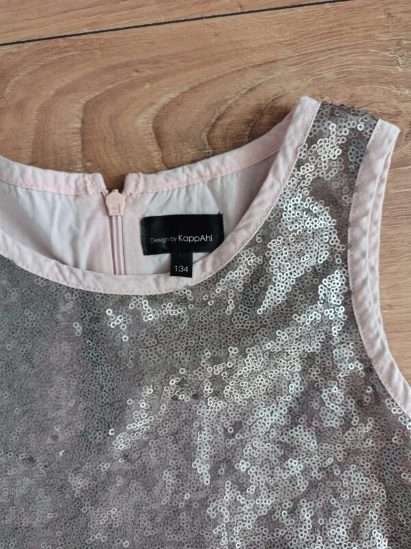 Kappahl - sukienka cekinowa - tiulowa - 134 cm