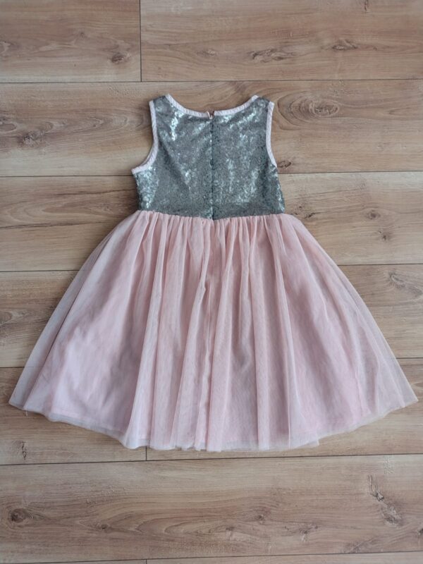 Kappahl - sukienka cekinowa - tiulowa - 134 cm