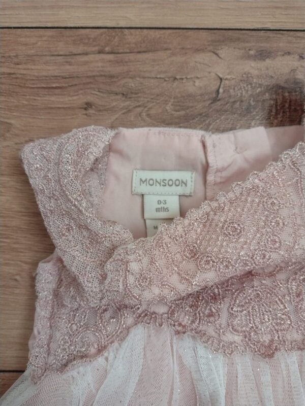 Monsoon - sukienka tiulowa - błysk - 56 - 62 cm