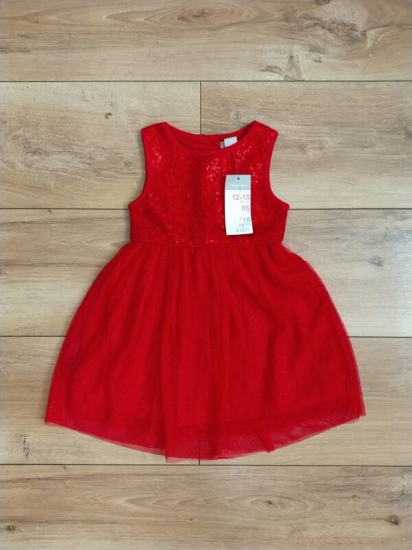 Primark - sukienka tiulowa - cekinowa - 86 cm