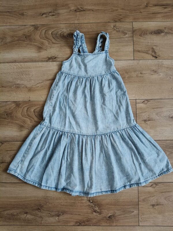 F&F - sukienka bawełniana - 116 - 122 cm