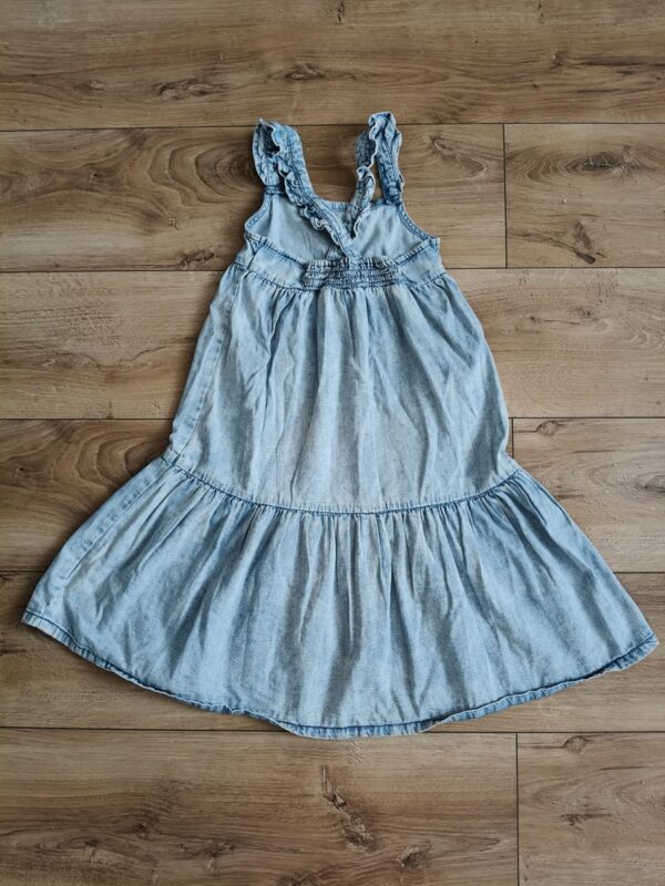 F&F - sukienka bawełniana - 116 - 122 cm