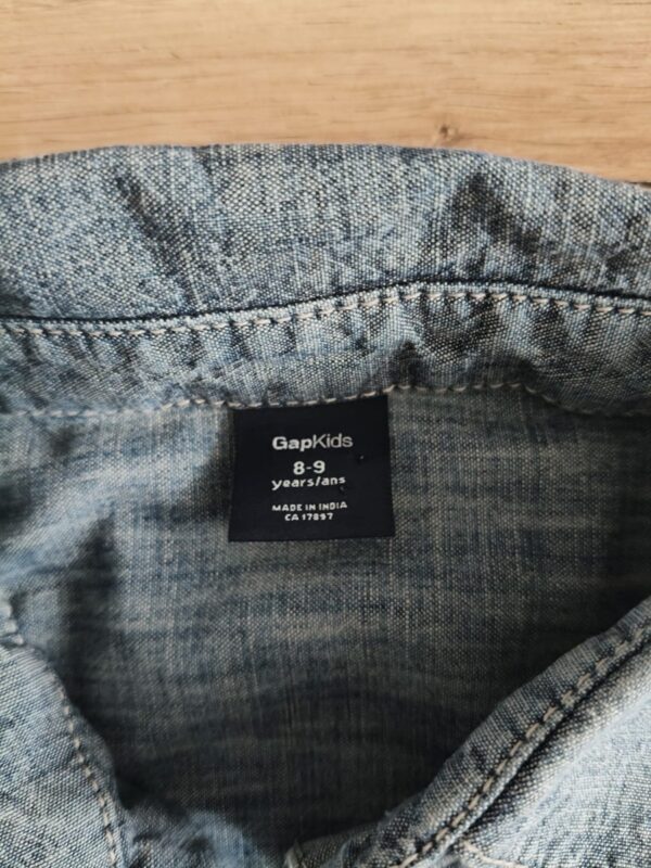 GAP - koszula bawełniana z falbanką - 128 cm