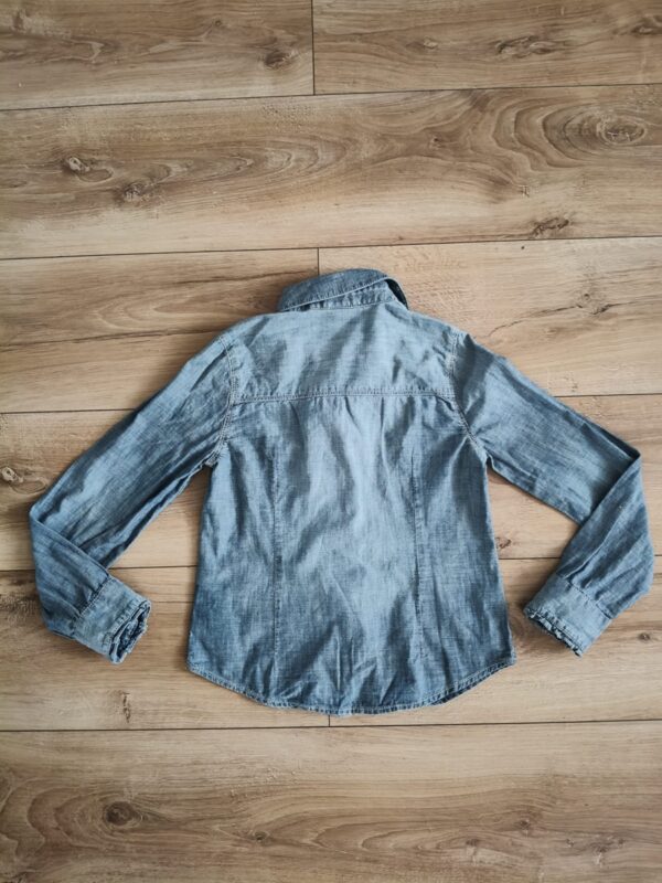 GAP - koszula bawełniana z falbanką - 128 cm