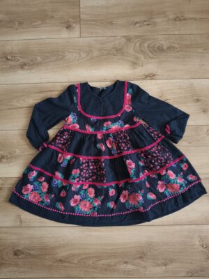 Lindex - sukienka w kwiaty - 110 cm