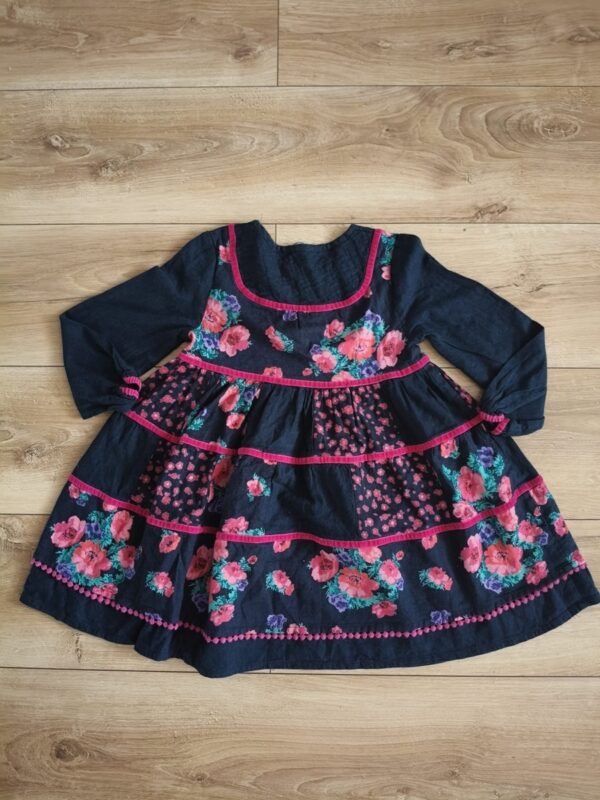 Lindex - sukienka w kwiaty - 110 cm