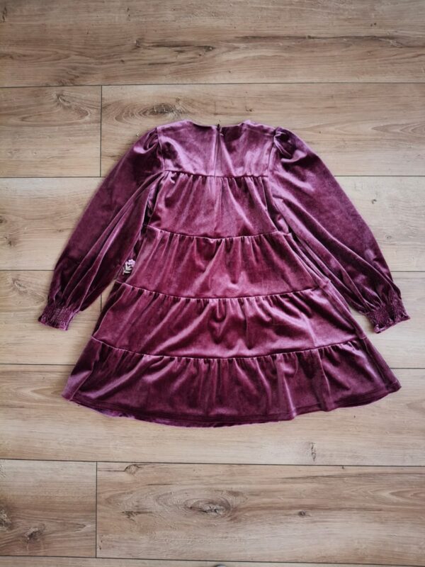 M&S - sukienka welurowa - 116 - 122 cm