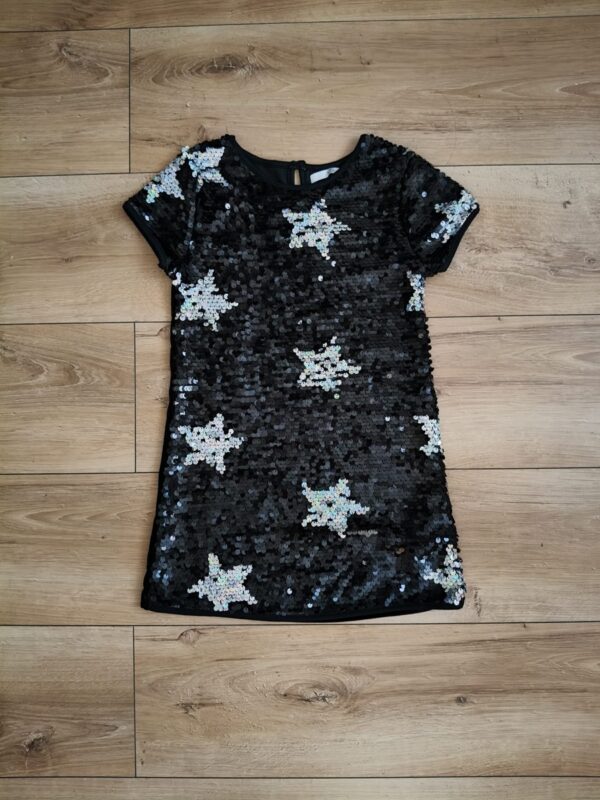 M&S - sukienka welurowa - 116 - 122 cm