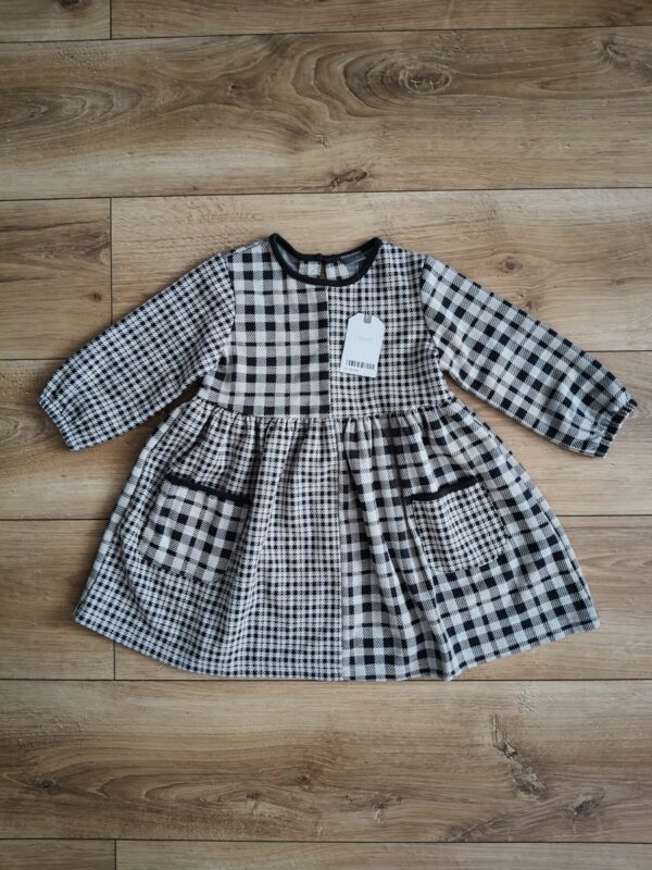 Next - sukienka w kratę - 80 - 86 cm