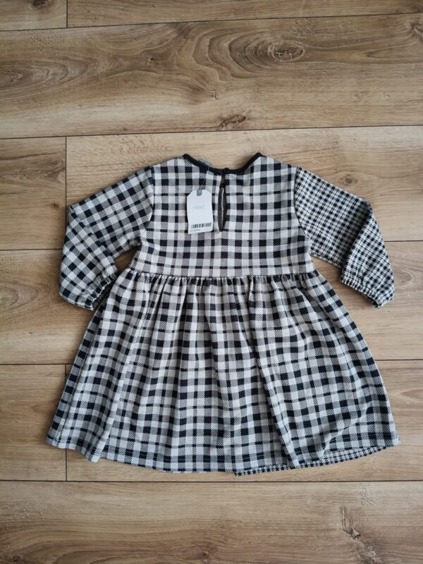 Next - sukienka w kratę - 80 - 86 cm