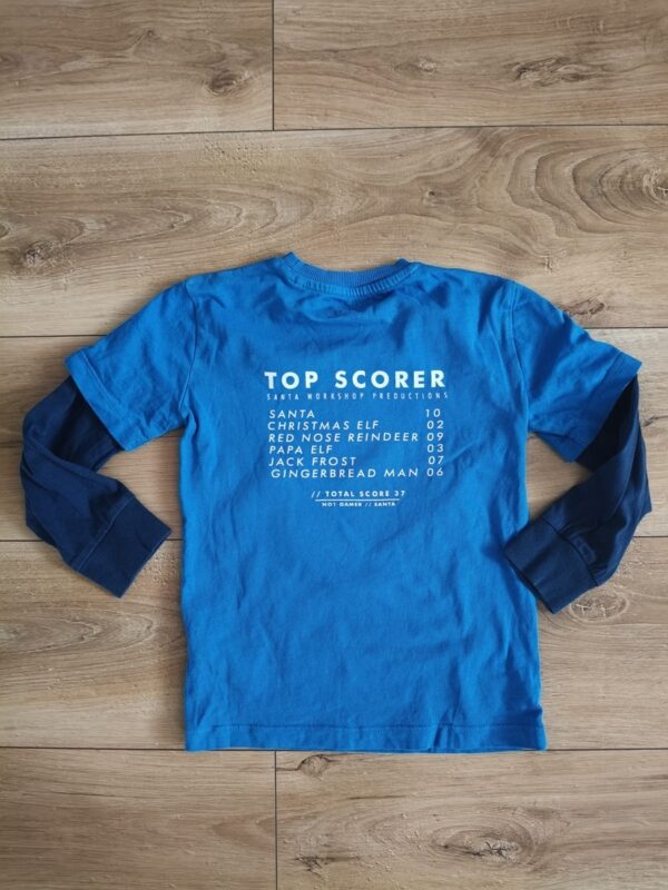 Next - T-Shirt - long sleeve Święty Mikołaj cekiny - 104 3 Next - T-Shirt Longsleeve - cekiny - 104 cm