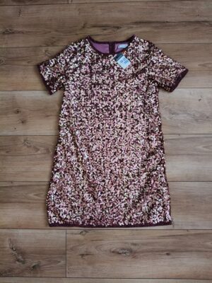 Primark - sukienka okazjonalna cekinowa - 158 cm