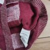 Primark - sweter burgundowy sukienka sweterkowa z krĂłliczkiem - 56 2 Primark - burgundowa sukienka sweterkowa - 56 cm