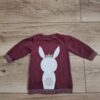 Primark - sweter burgundowy sukienka sweterkowa z krĂłliczkiem - 56 3 Primark - burgundowa sukienka sweterkowa - 56 cm