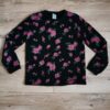 C&A - bluza elastyczna - róże - 146 - 152 cm