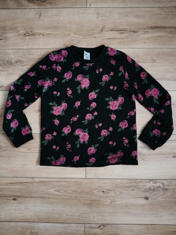 C&A - bluza elastyczna - róże - 146 - 152 cm