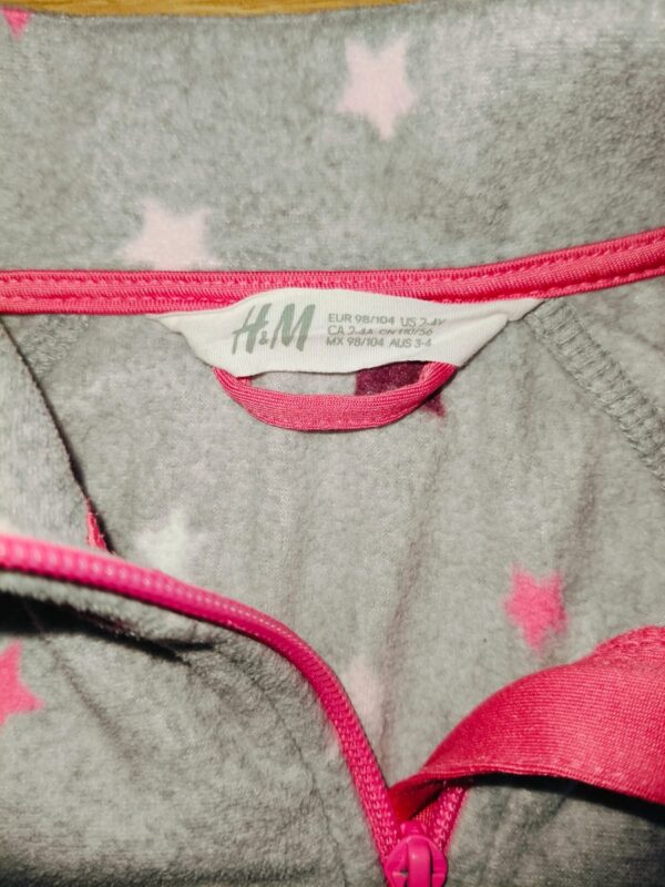 H&M - bluza polarowa - rozpinana - 98 - 104 cm