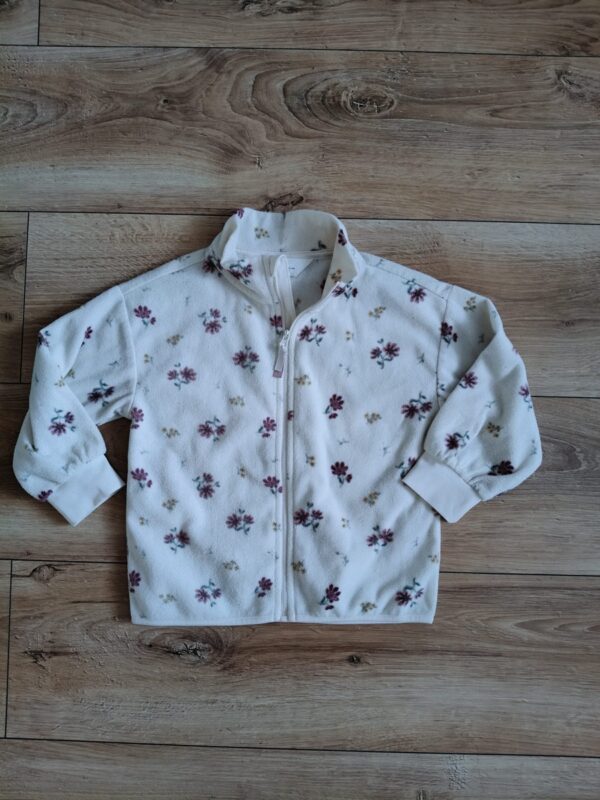 H&M - bluza polarowa w kwiatki - 98 - 104 cm