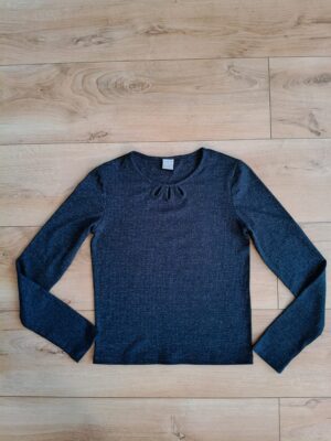 Lindex - bluzka - połysk - prążek - 146 - 152 cm