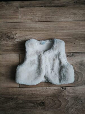 Lindex - kamizelka okazjonalna - futerko - 92 cm