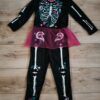 Strój - przebranie - kostium - kościotrup - hallowen - 116 1 Kostium - kościotrup