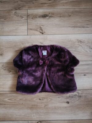 F&F - bolerko okazjonalne - futerko - 122  cm