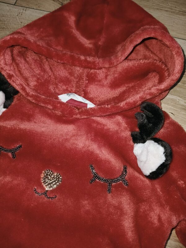 H&M - bluza pluszowa - świąteczna - renifer - 110 - 116 cm