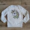 H&M - ciepła bluza - cekiny - unicorn - 122 - 128 cm