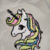 H&M - ciepła bluza - cekiny - unicorn - 122 - 128 cm