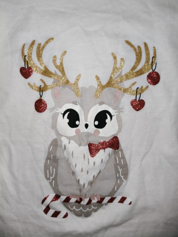 Kappahl - bluzka świąteczna - renifer - 98 - 104 cm