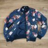Name IT - kurtka jesienna - wiosenna - kwiaty - bomberka - 146 2 Name it - kurtka w kwiaty - bomberka - 146 cm