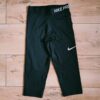 Nike - legginsy sportowe - rybaczki - 128 - 134 cm