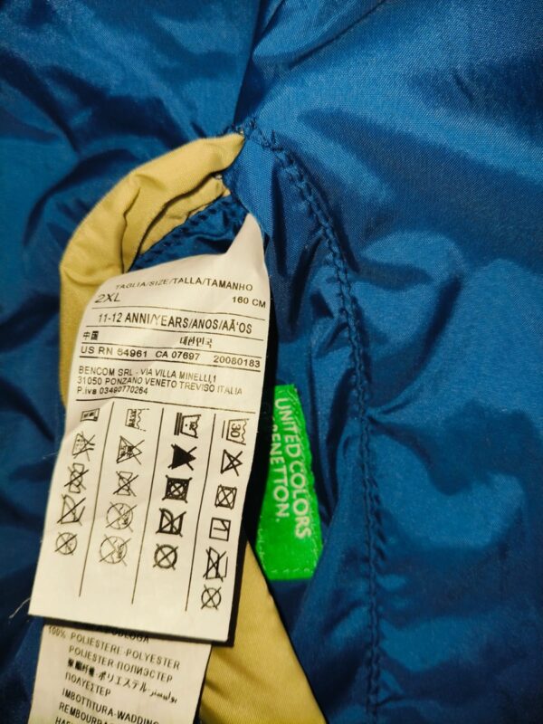 Benetton - kurtka dwustronna - 146 - 152 cm
