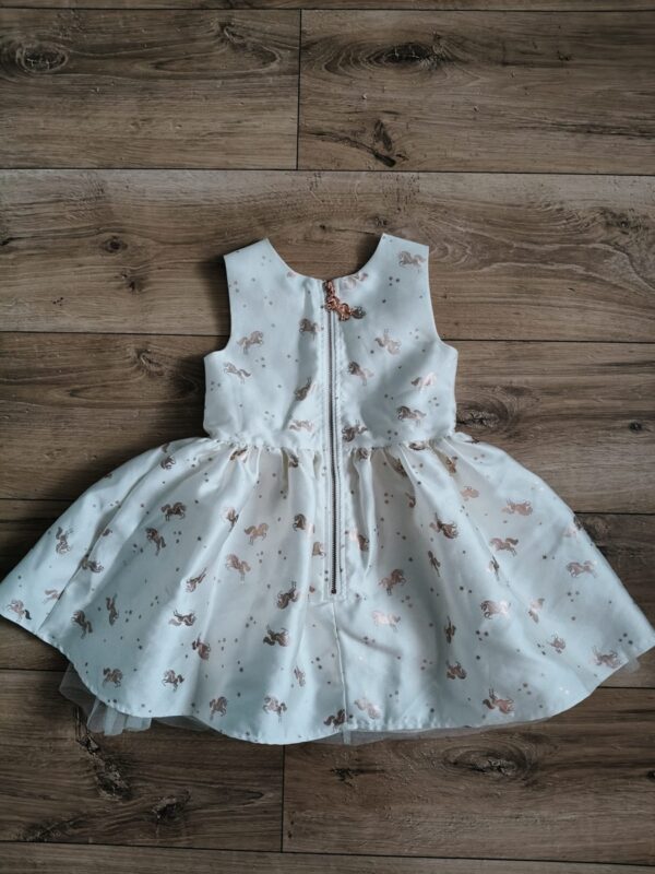 Btween - sukienka okazjonalna - jednorożce - 104 cm